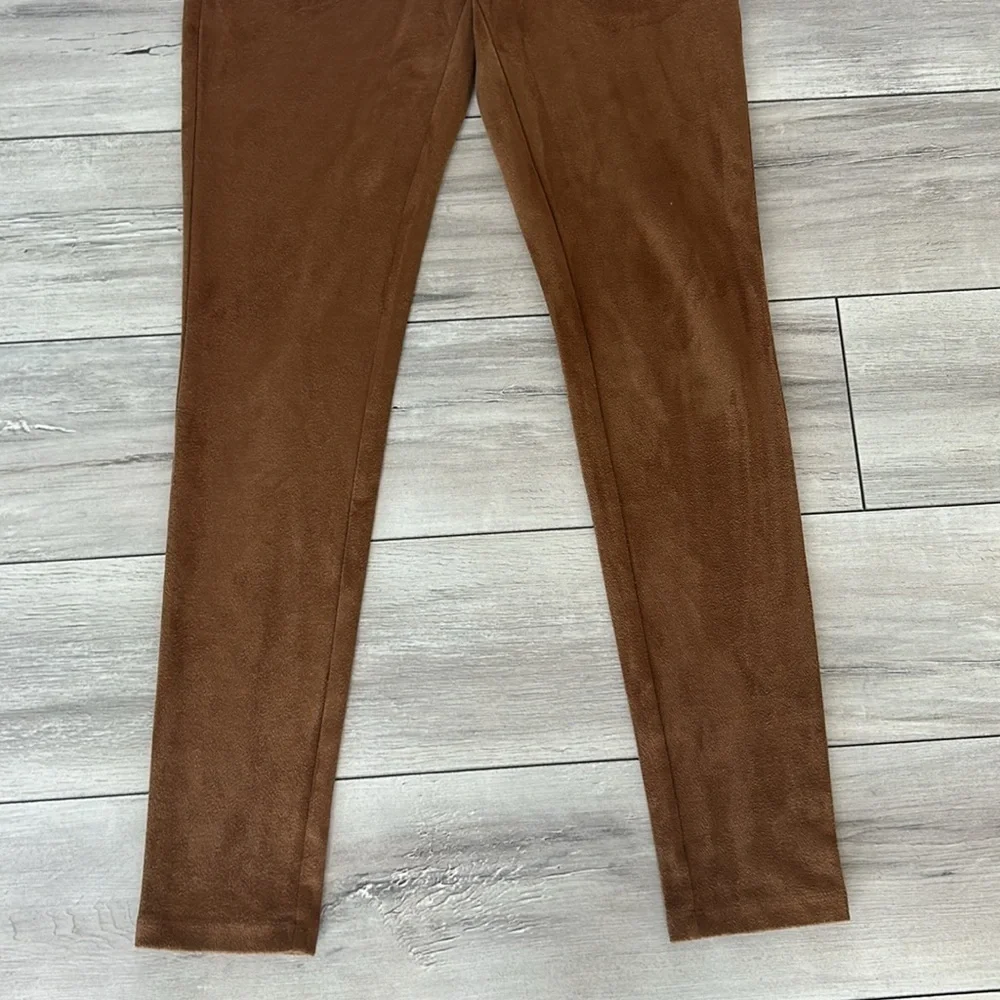 J. McLaughlin size small brown velour velvet style leggings